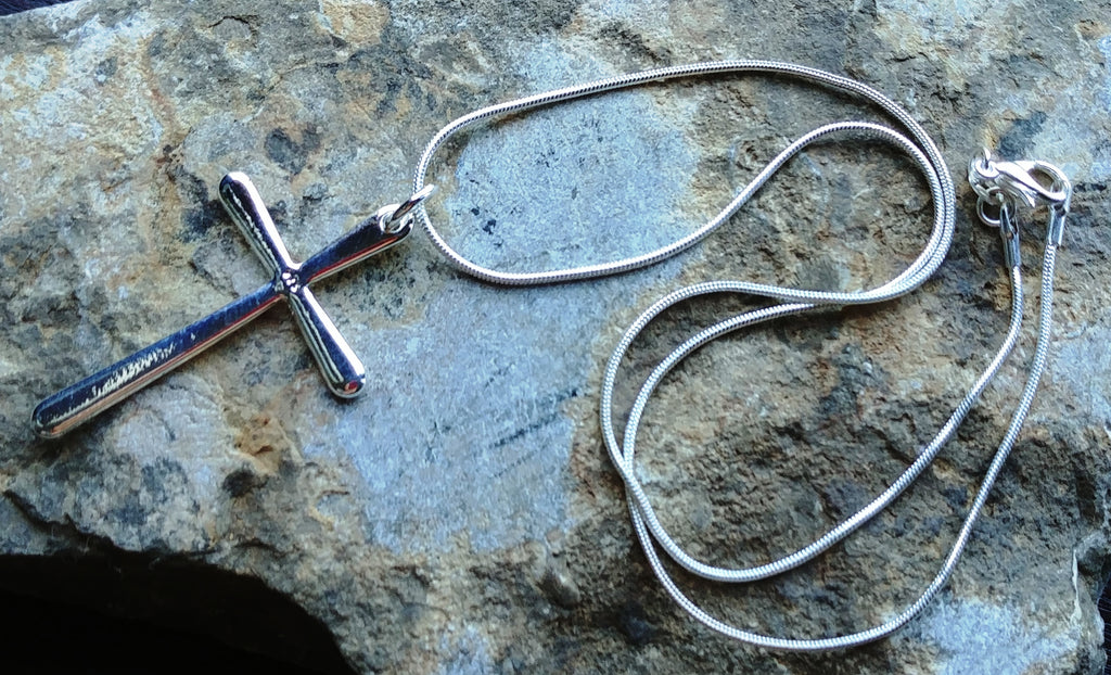 Silver Cross with Chain