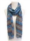 Scarf: Natural Stripes Scarf